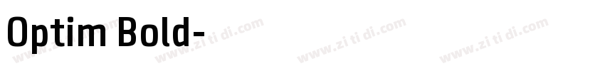 Optim Bold字体转换 Optim Bold字体转换